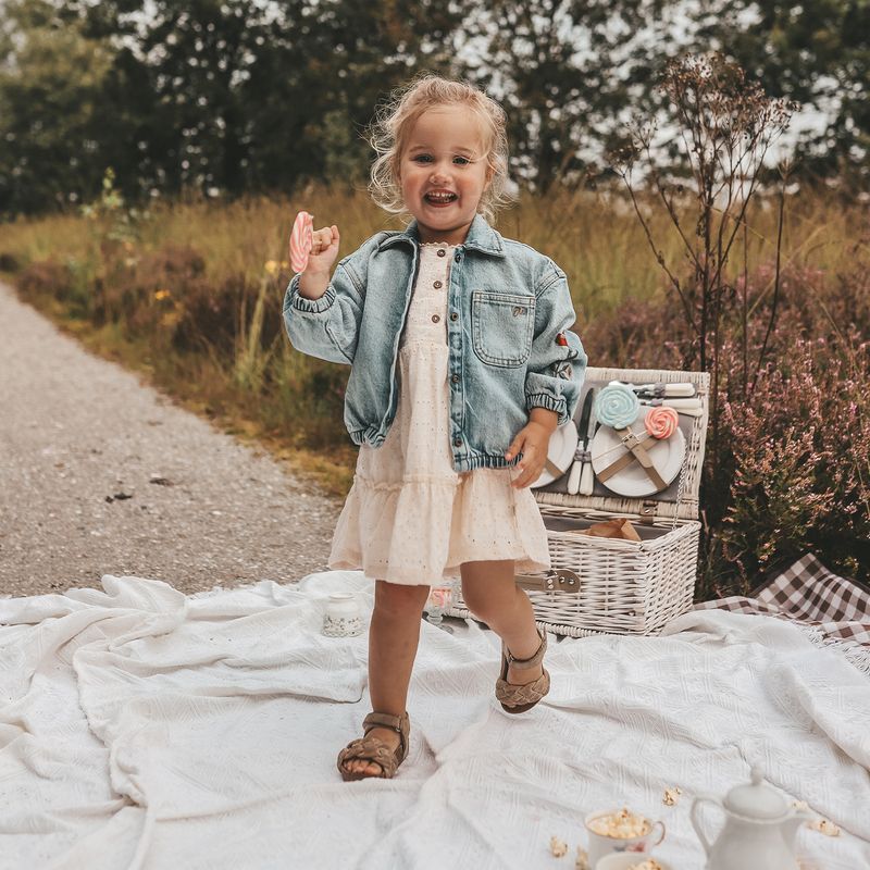 Flower Jacket Denim