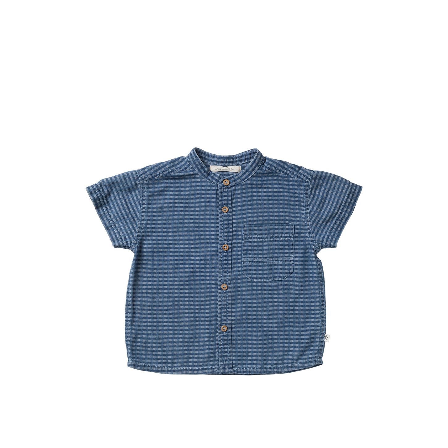Check Shirt blue