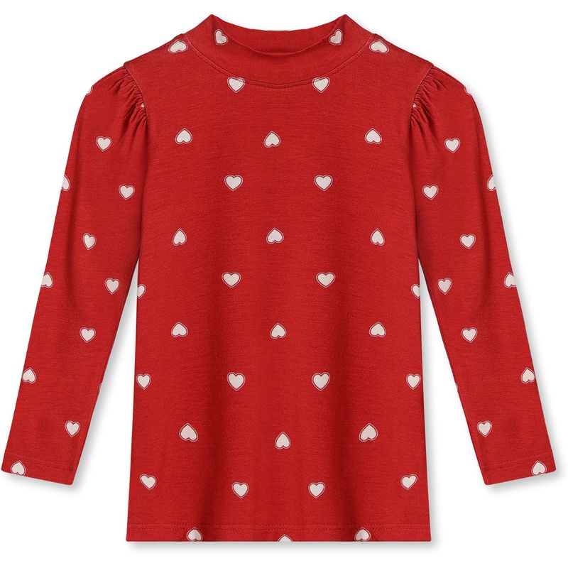 Kelly Puff Shirt Red