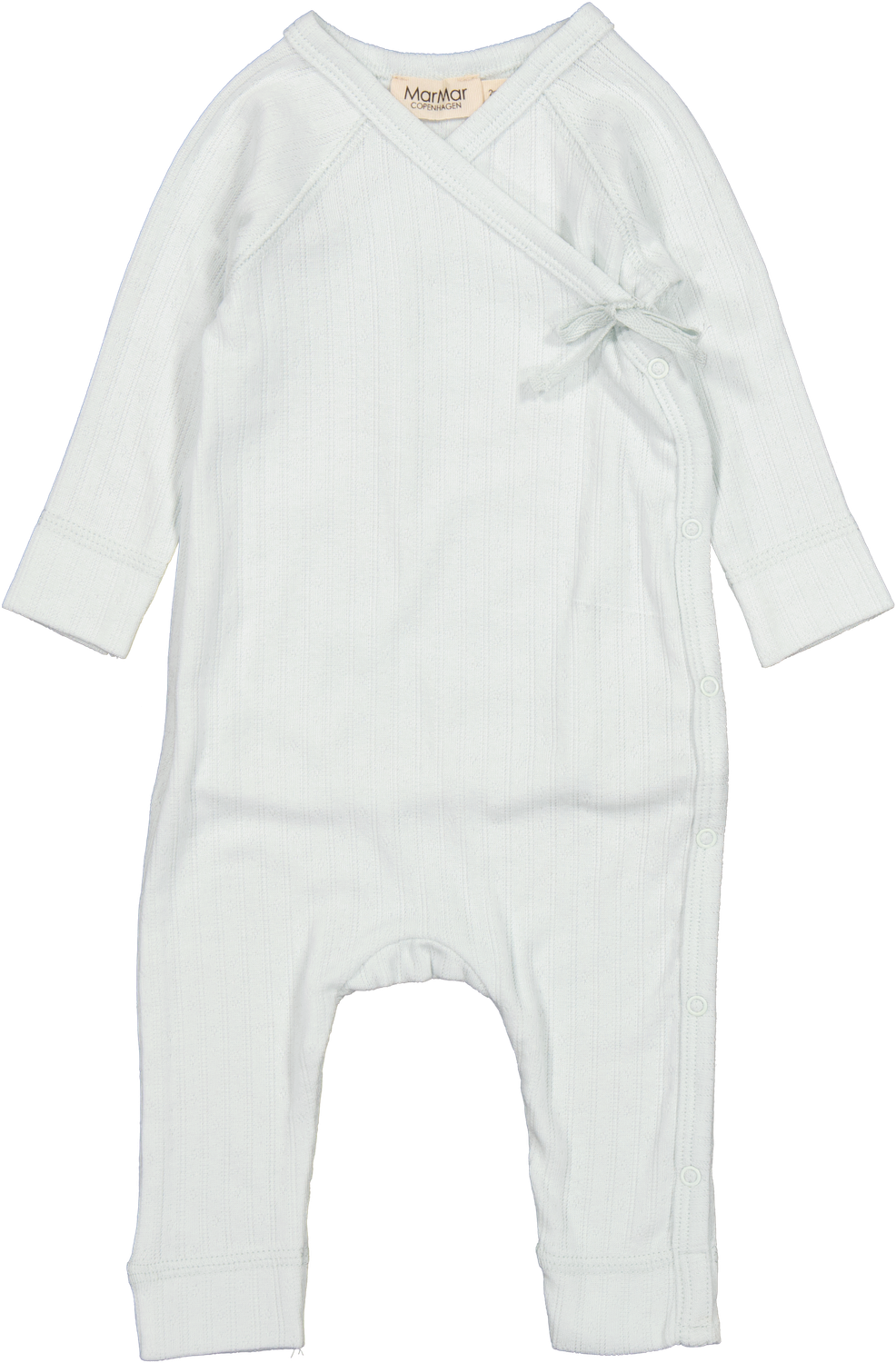 Rula Pointelle Onesie Ice Blue