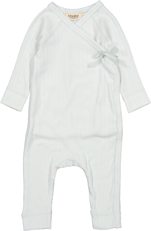 Rula Pointelle Onesie Ice Blue