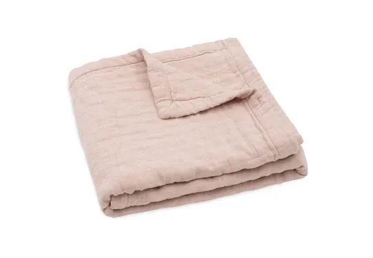 Jacquard Dot Balnket Wild Rose
