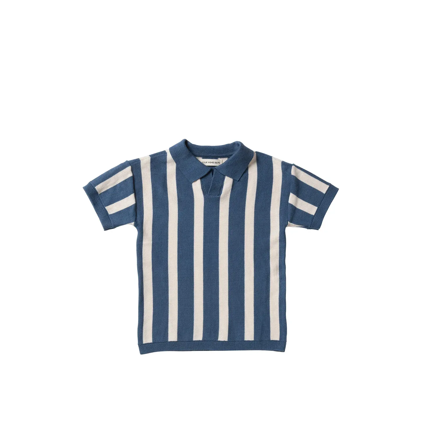 Stripe Polo blue