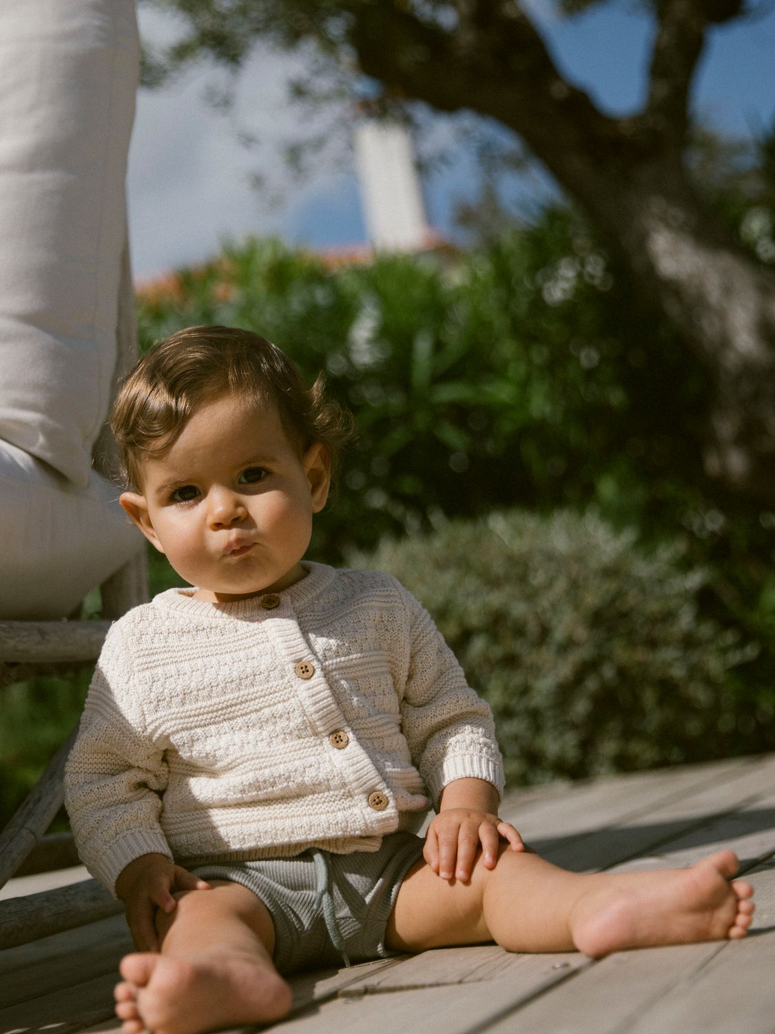 Frako Knit Cardigan Turtledove