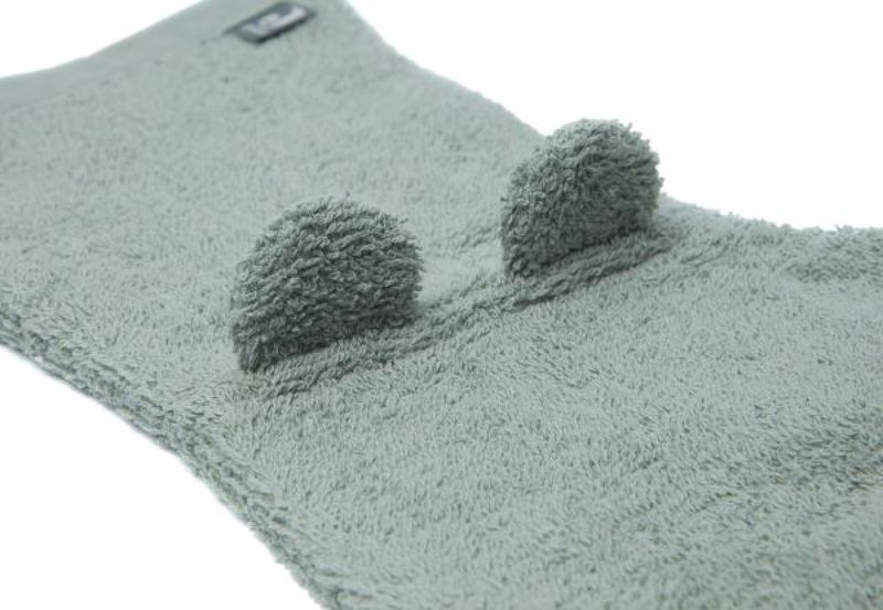 Badstof washand Ears Ash Green