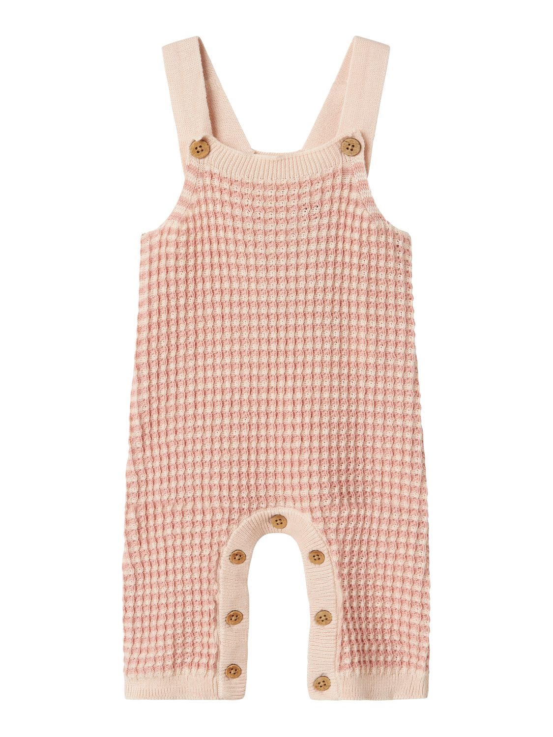 Halma Loose Knit Overall Misty Rose