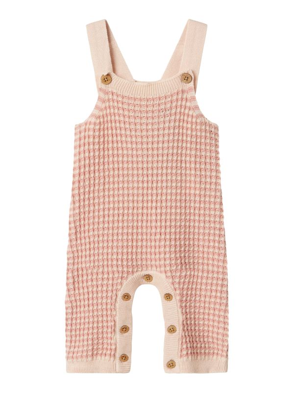 Halma Loose Knit Overall Misty Rose