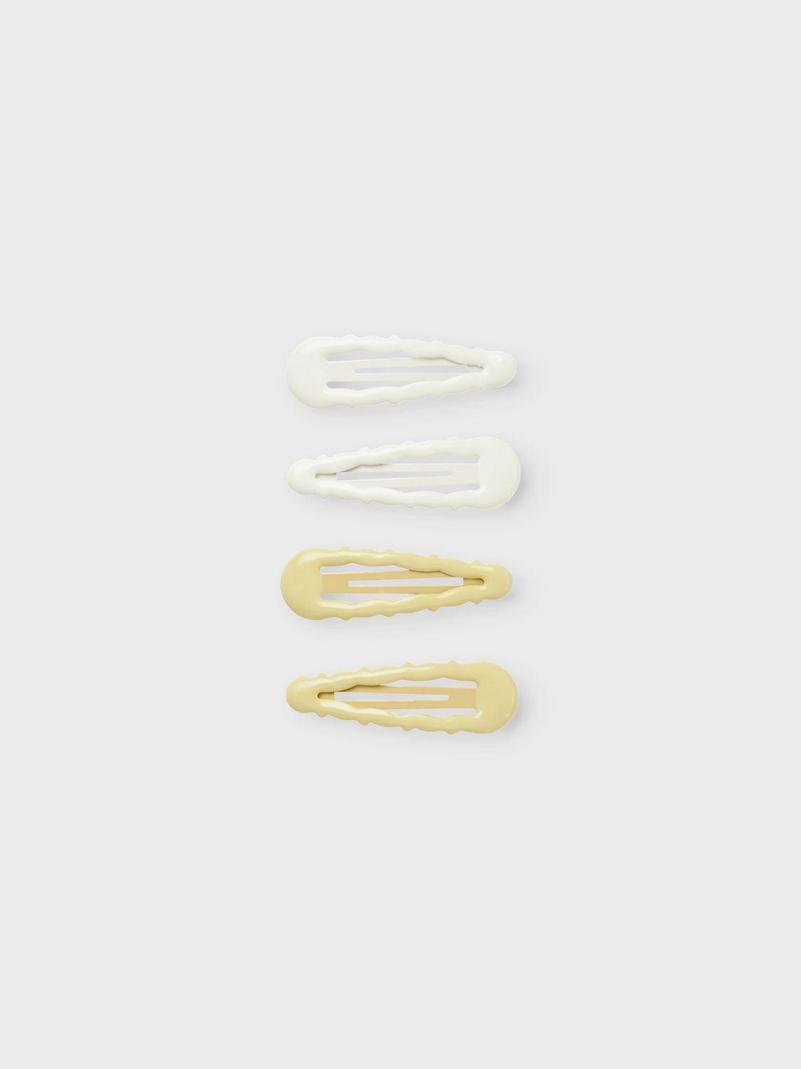 Hanne 4-pack Hairclips Coconut Milk