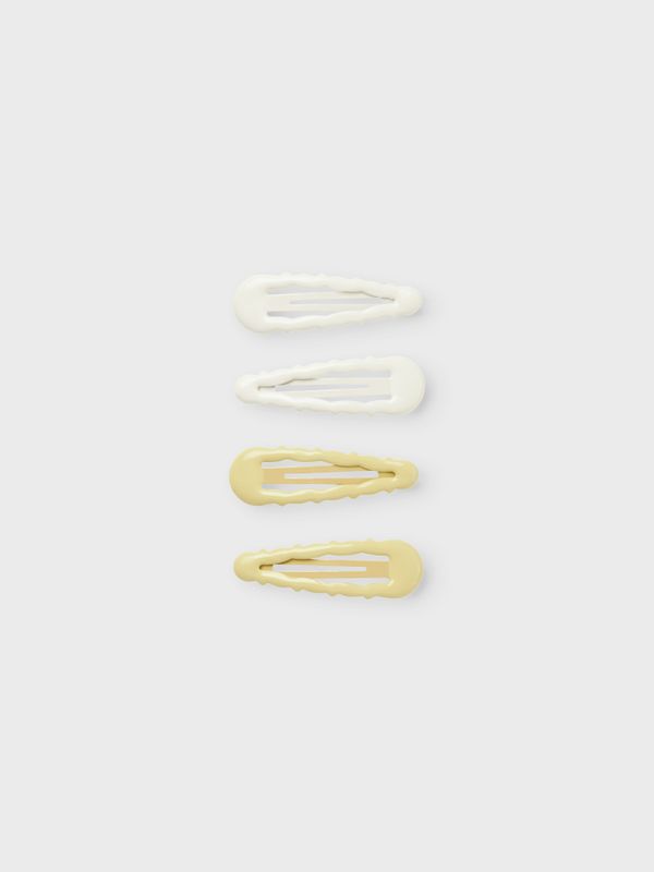 Hanne 4-pack Hairclips Coconut Milk