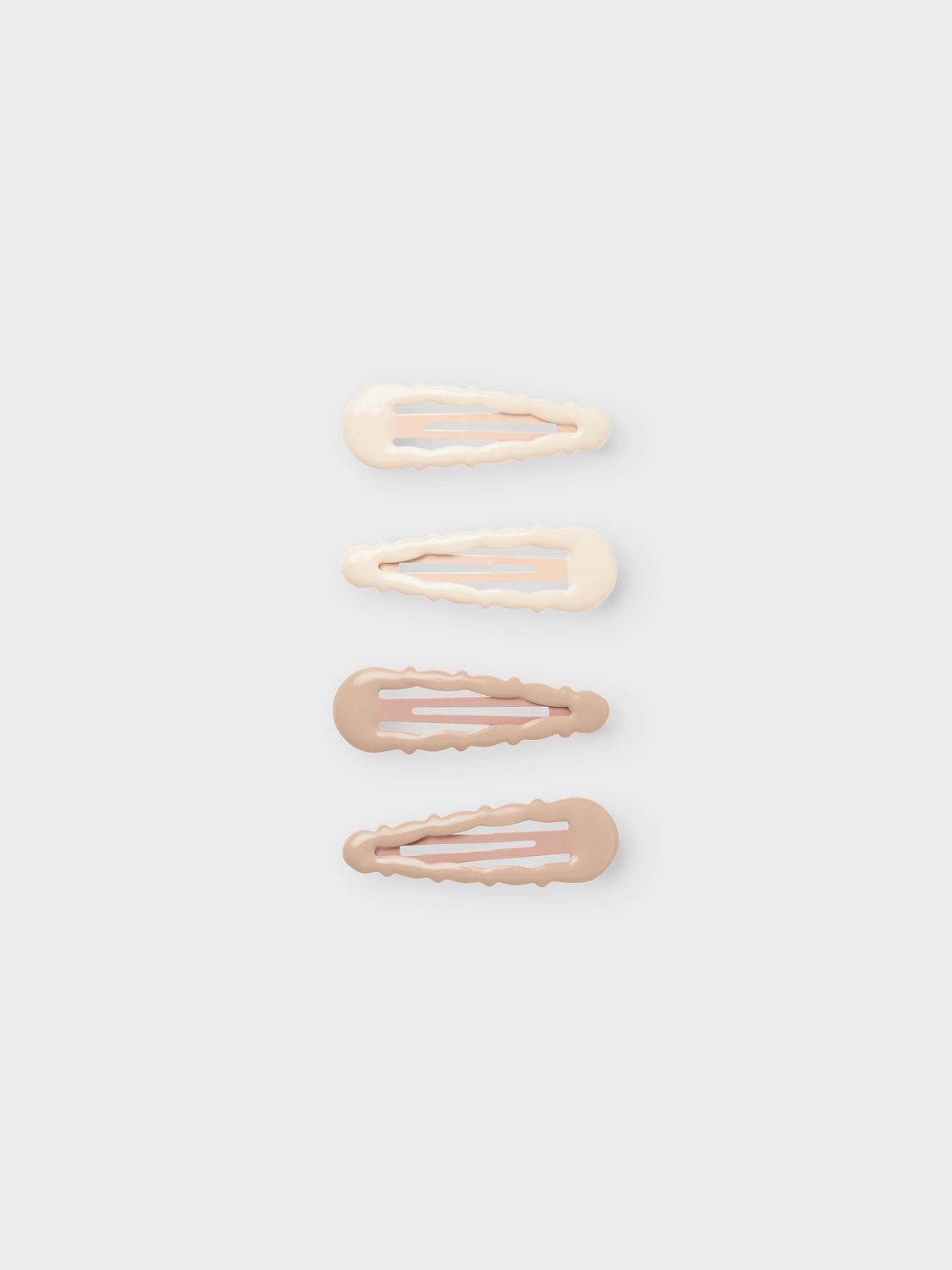 Hanne 4-Pack Hairclips Misty Rose