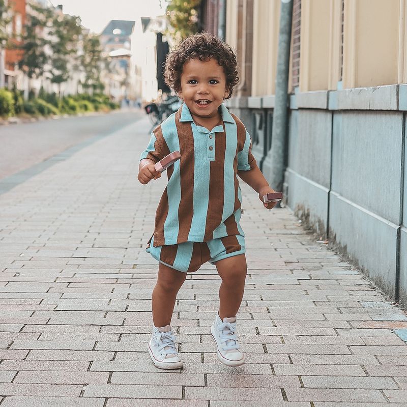 Terry Stripe Shorts multicolour