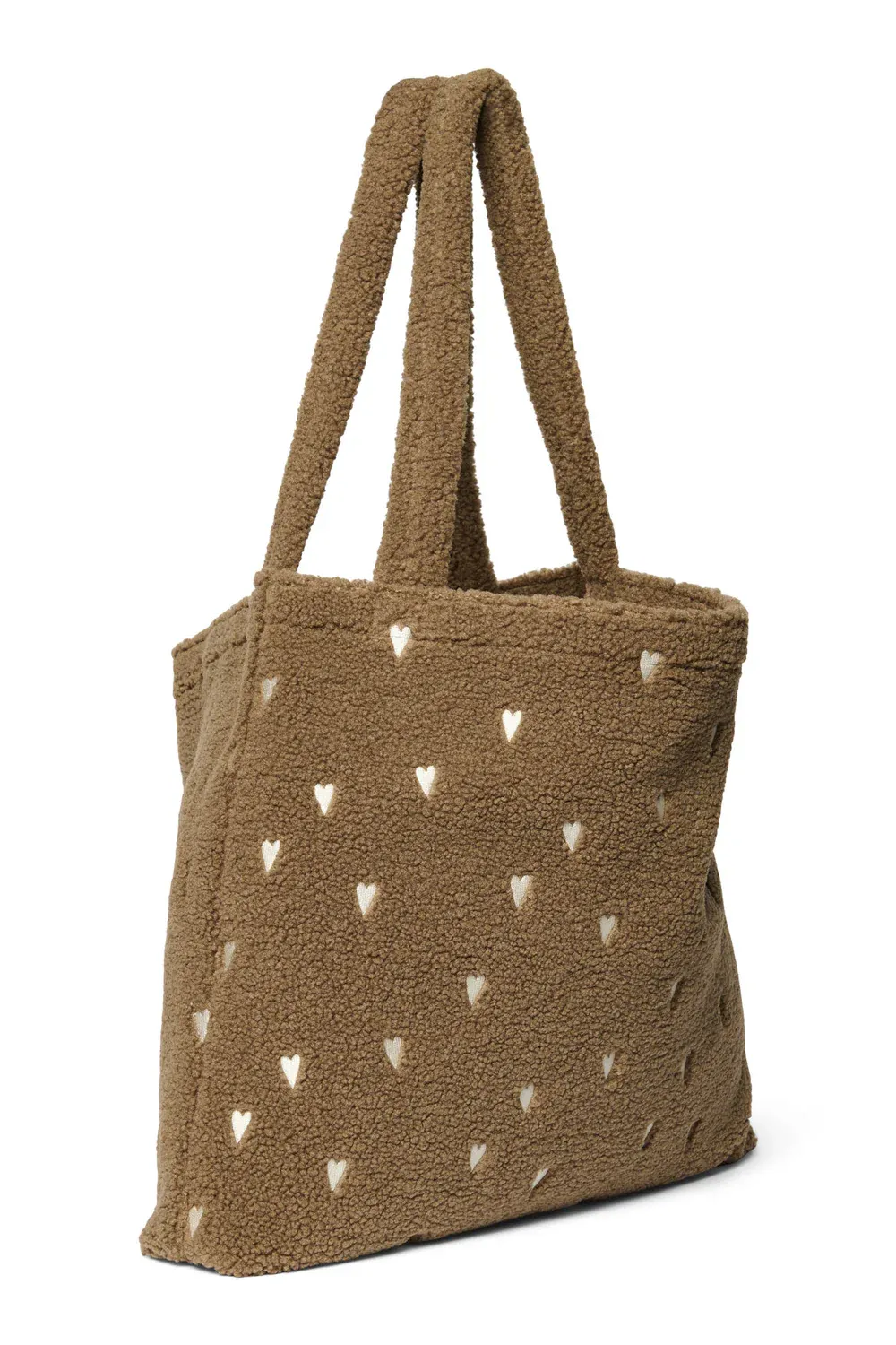 Mommy Bag Teddy Brown Hearts