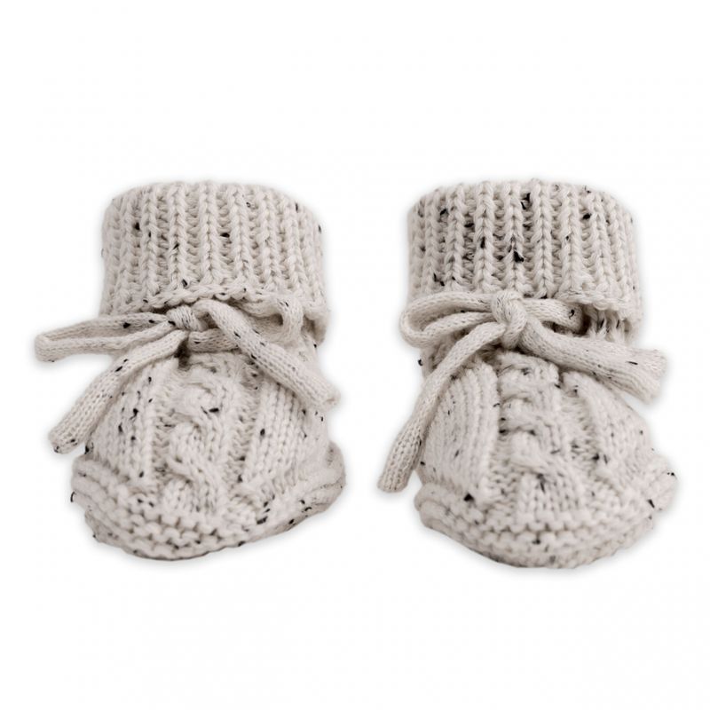 Cable Knit Slippers melange