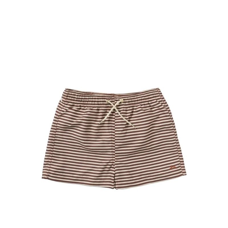 Shawn Short  Rib Stripe Brown
