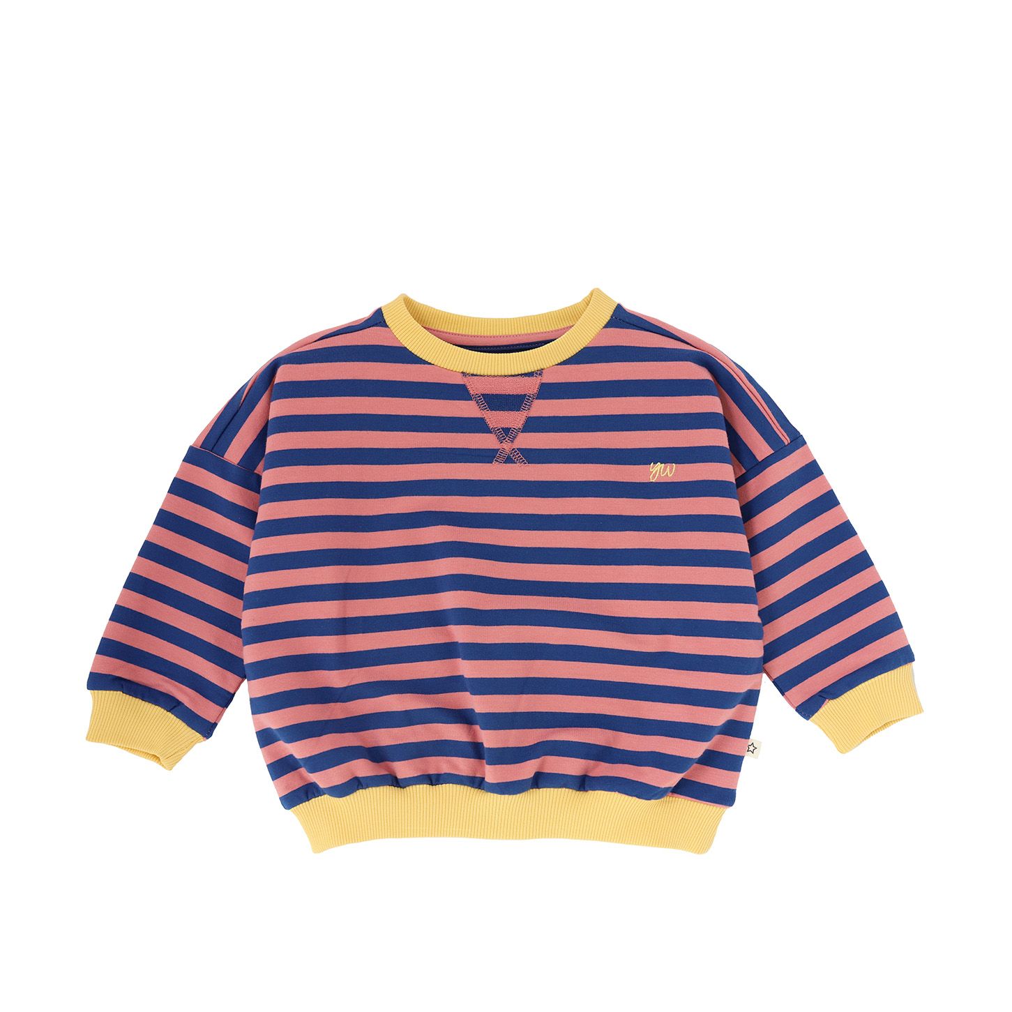 Stripe French Knit pink