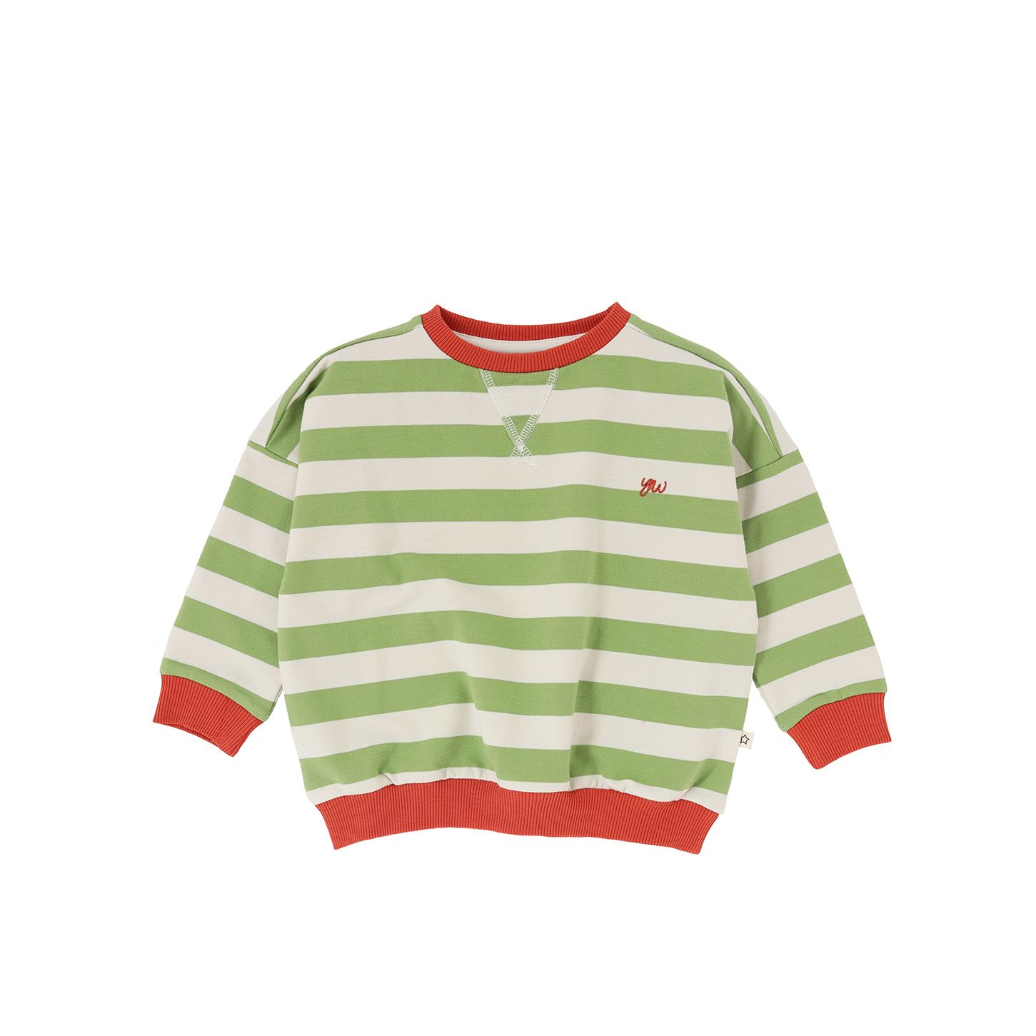 Stripe French Knit green