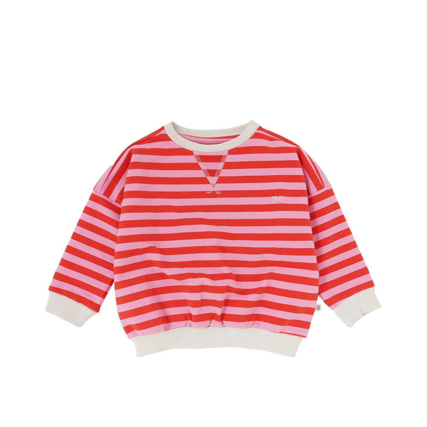 Stripe French Knit Orange