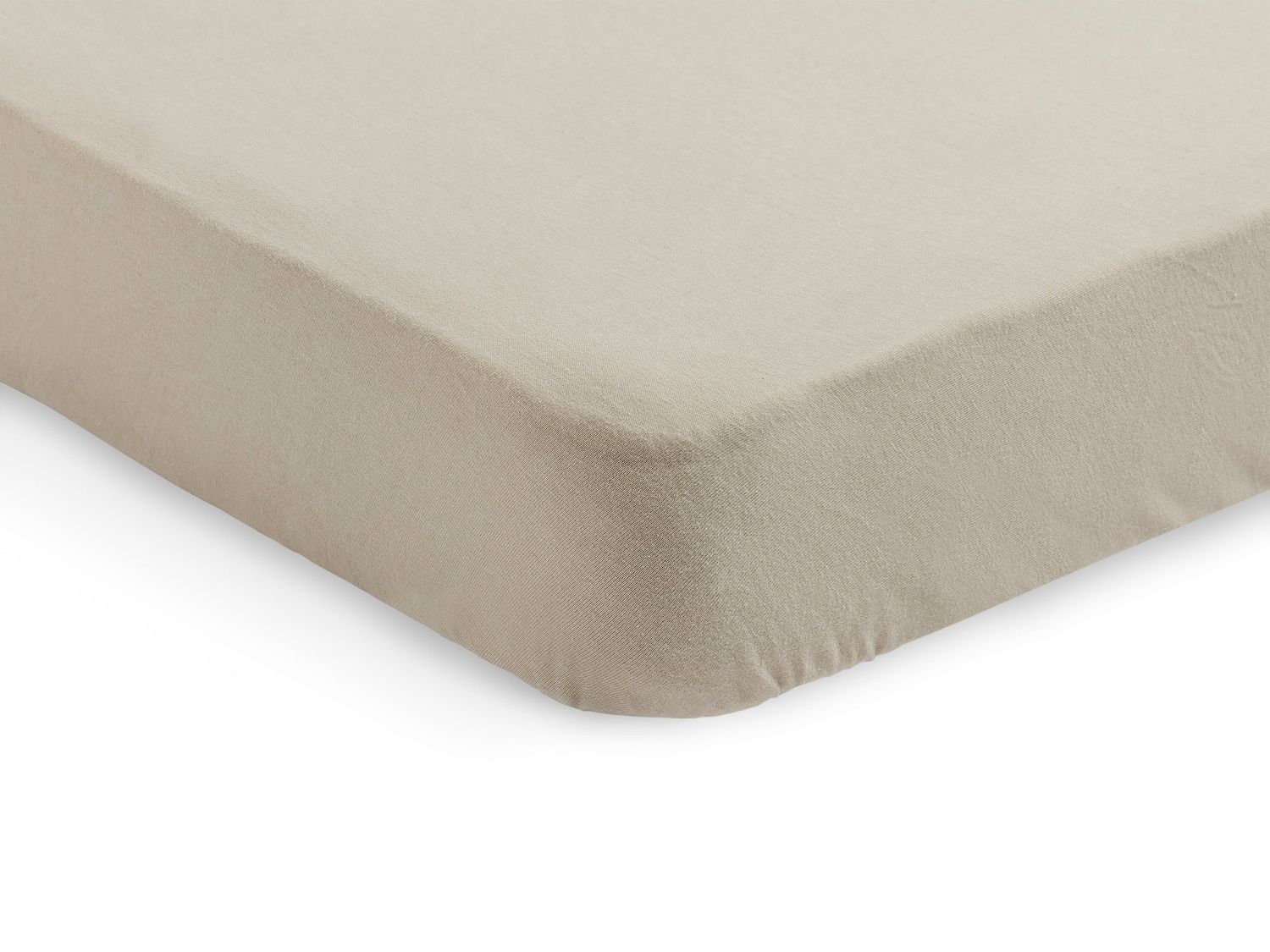 Jersey Hoeslaken Uni nougat