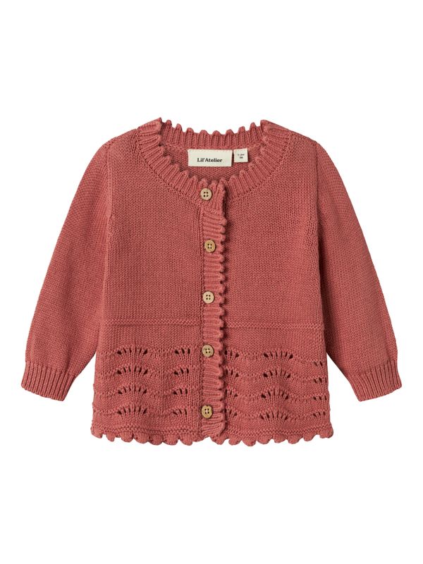 Lola Knit Cardigan Withered Rose