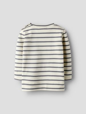 Lil Atelier NBMLIMIA LS TOP LIL Turtledove/POPPY SEE 13251267