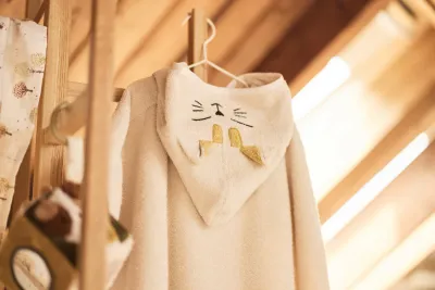 Jollein Charlie Cat Badcape