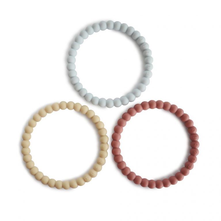 Mushie Teether Silicone Bracelet