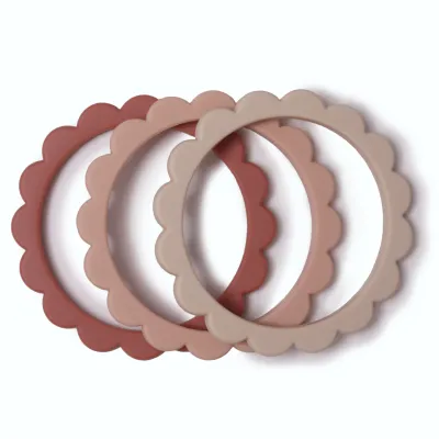 Mushie Teether Flower Bracelet