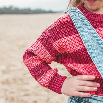 Your Wishes Stripe Knit