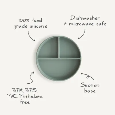 Mushie Silicone Plate