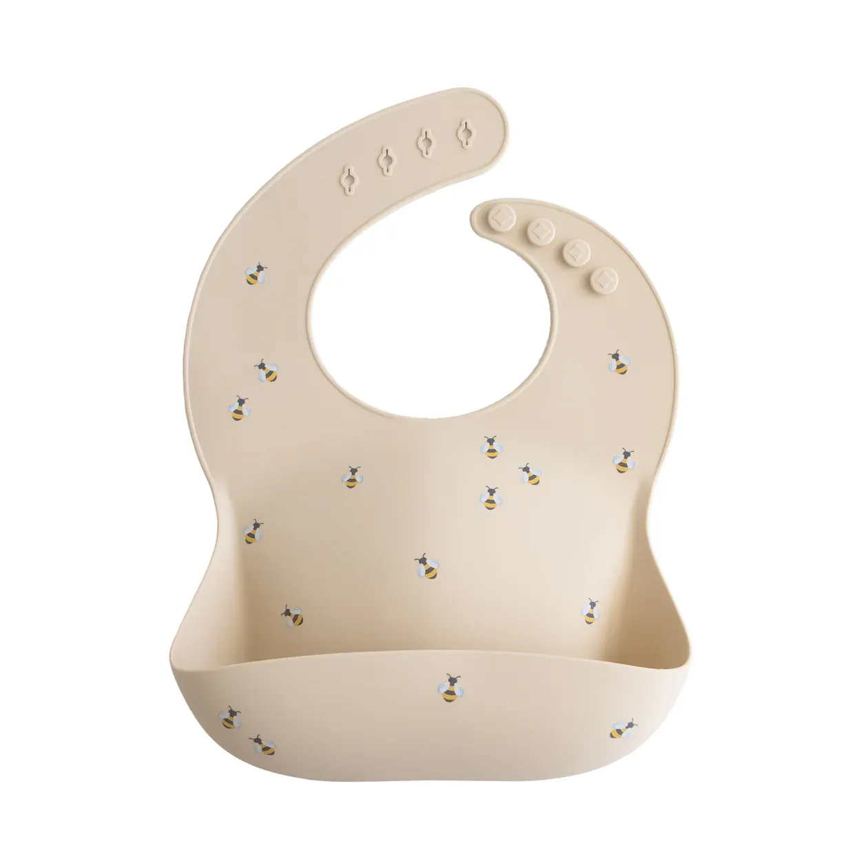 Mushie Silicone Bib Bees