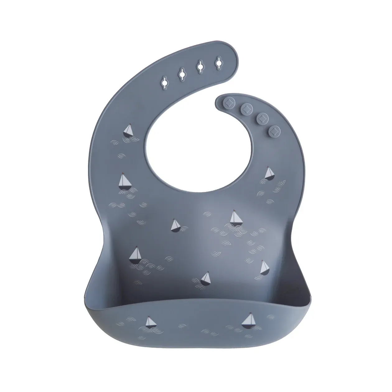 Mushie Silicone Bib Boats