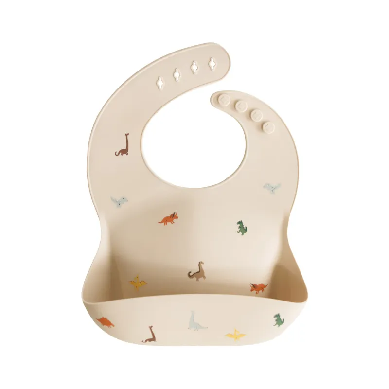 Silicone Bib Dino