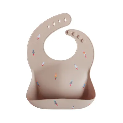 Mushie Silicone Bib