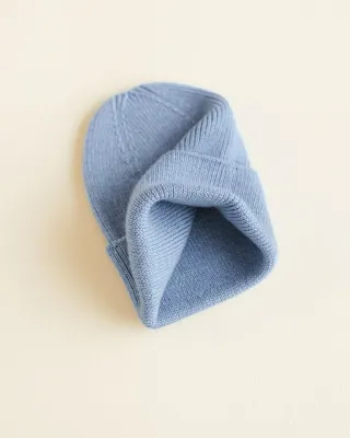 Hvid Beanie fonzie