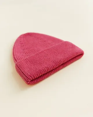 Hvid Beanie fonzie