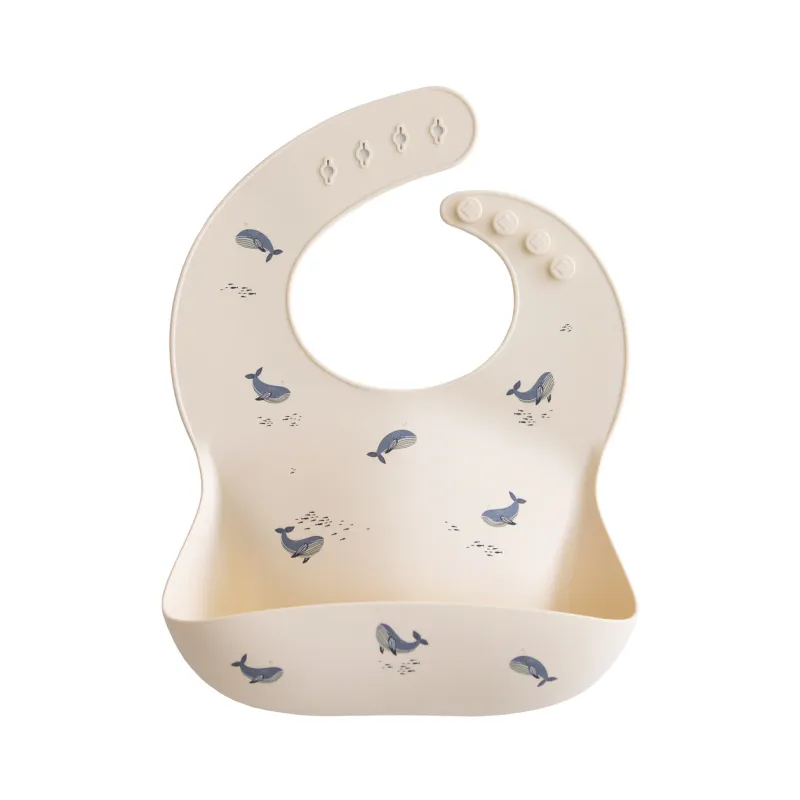 Mushie Silicone Bib