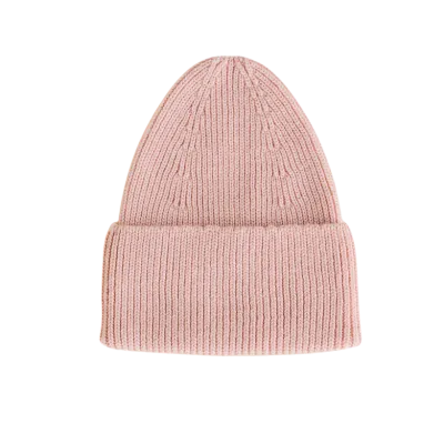 Hvid Beanie fonzie