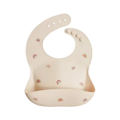 Mushie Silicone Bib