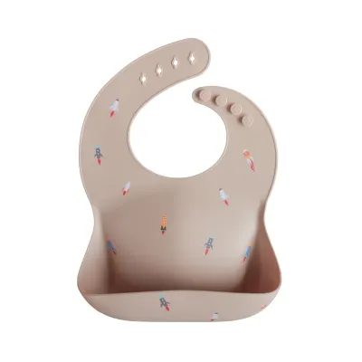Mushie Silicone Bib