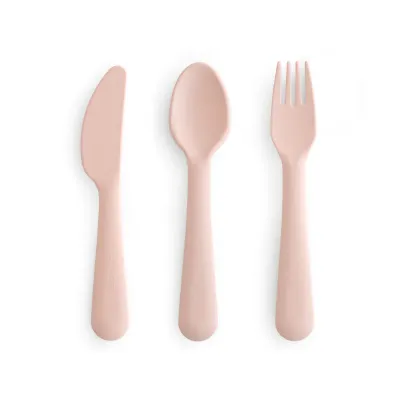 Mushie Cutlery Set Blush
