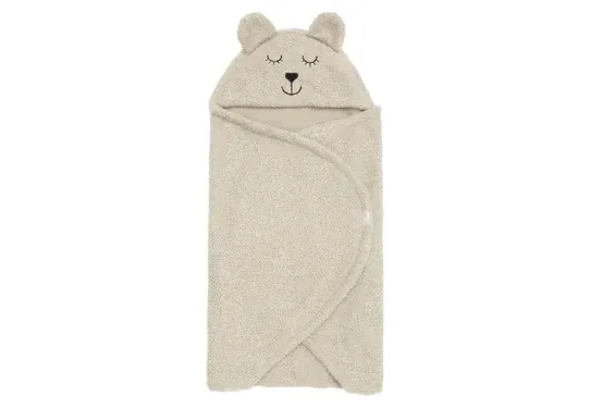 Bear Boucle  Wrapper olive