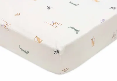 Jersey Hoeslaken Wieg Jungle Jambo