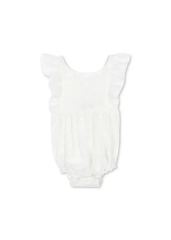 Lacy Romper white