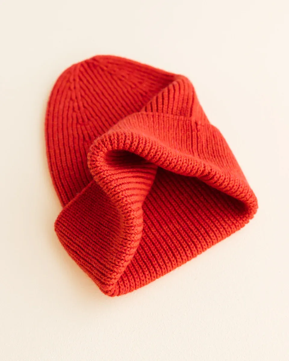 Hvid Fonzie Beanie