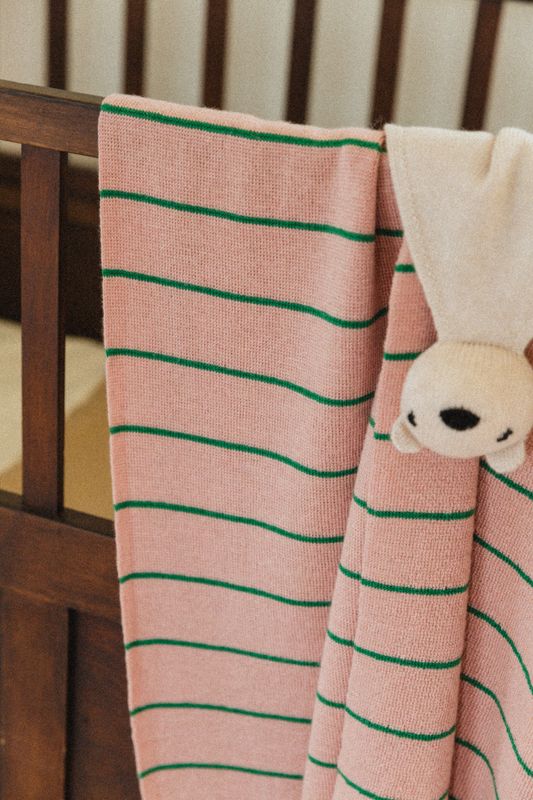 Hvid Harry Knit Blanket