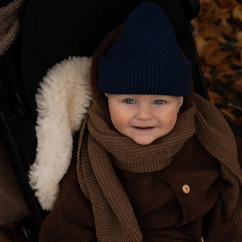 Hvid Beanie fonzie