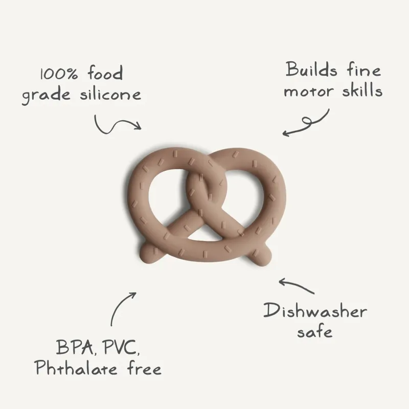 Mushie Teether Pretzel