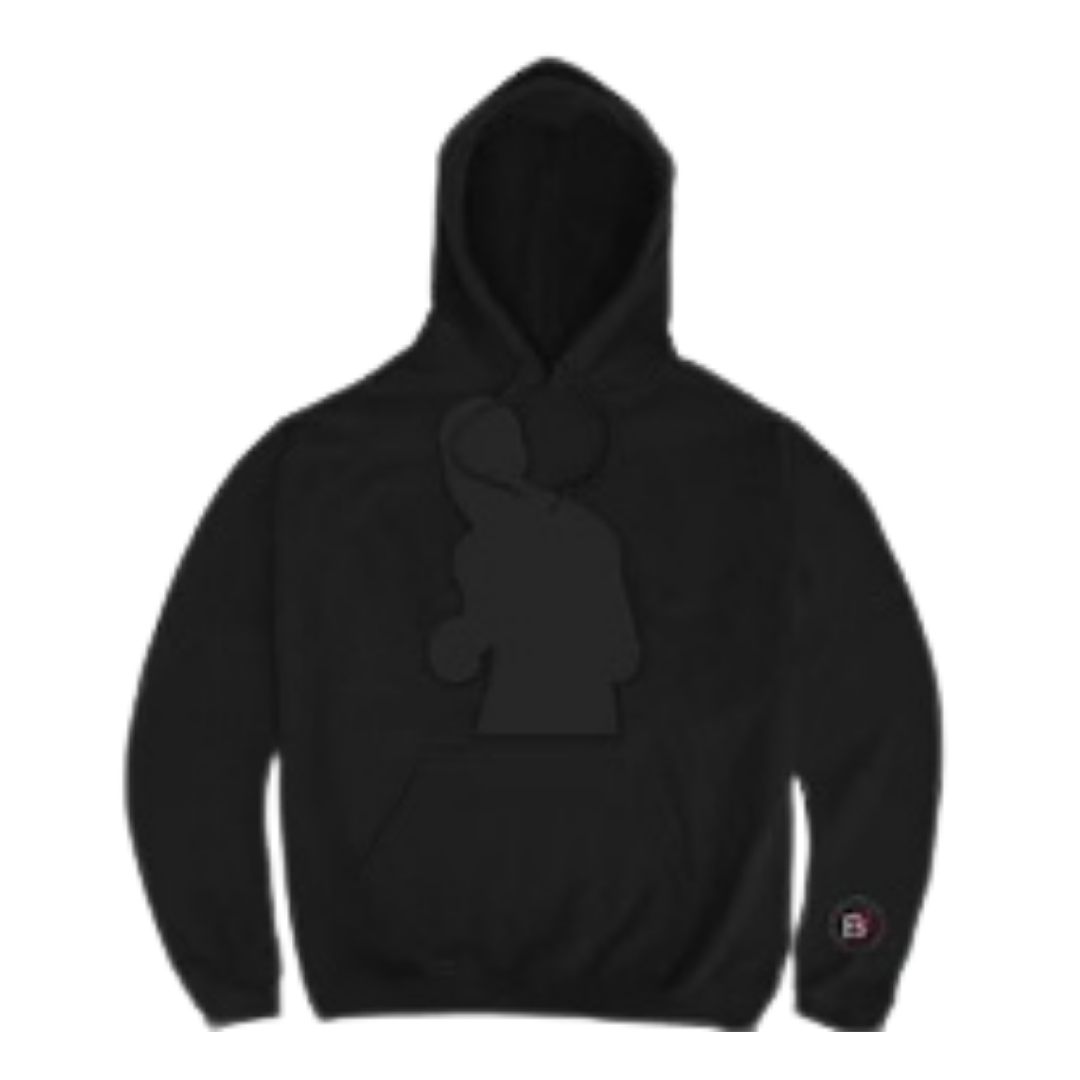 Joe Louis Champion of Them All Hoodie (Black/Black)