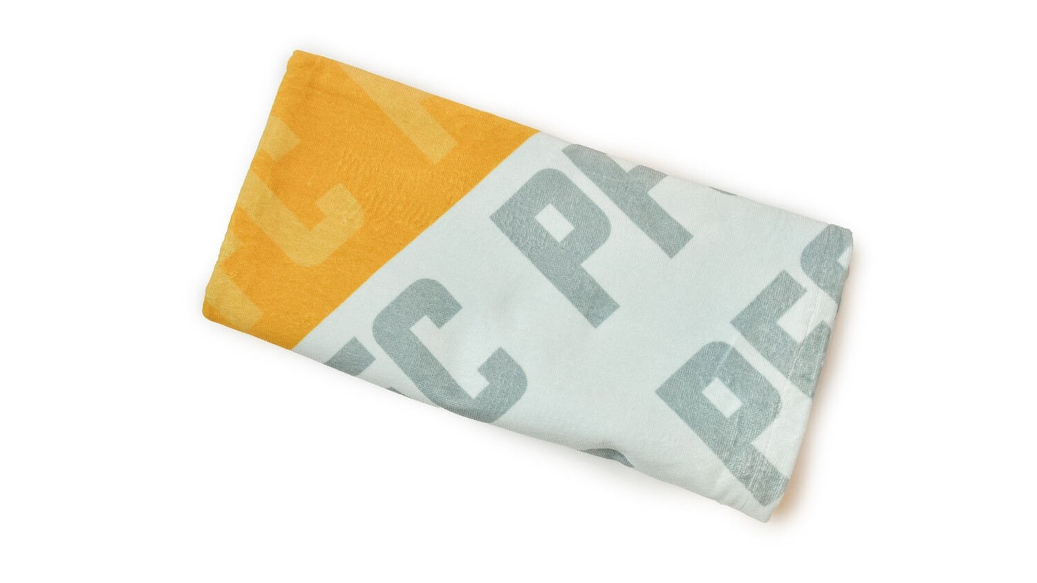 PFC BEACH TOWEL YELLOW WHITE NAVY