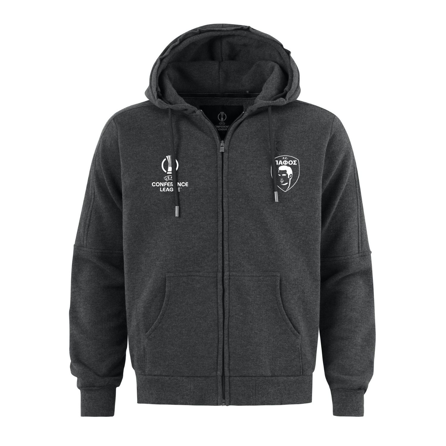 UEFA Conference League Zip Hoodie Dark Gray